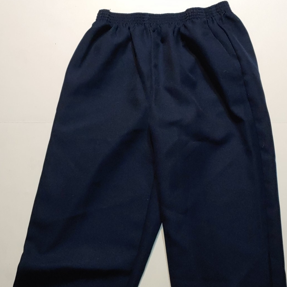 Alfred Dunner Black Elastic Waist Pants